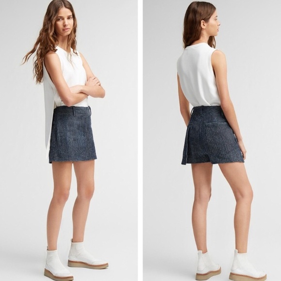 DREAMMIST MEDIUM INDIGO DENIM SKORT